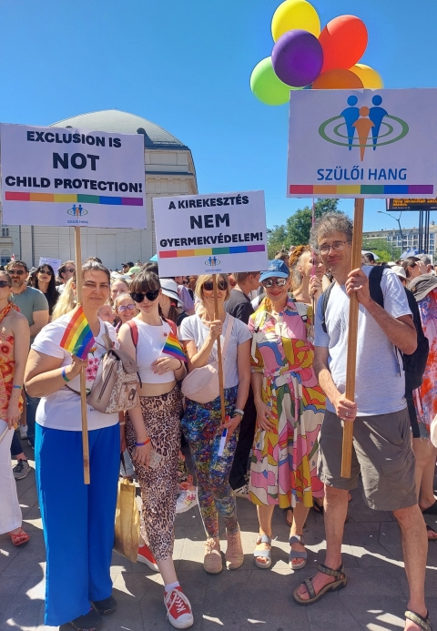 Pride 2025 Szülői Hang önkéntesek