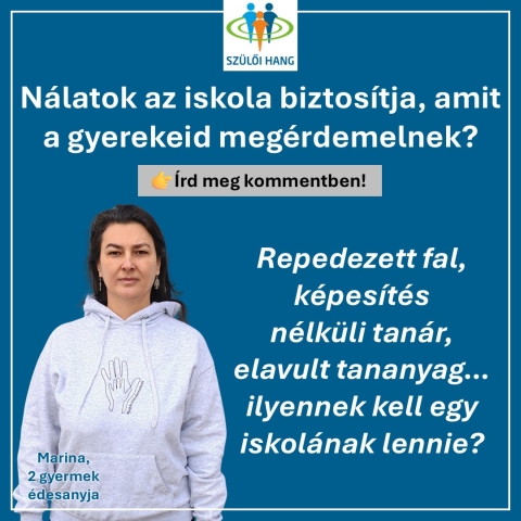 Nálatok az iskola biztosítja, amit a gyerekeid megérdemelnek?