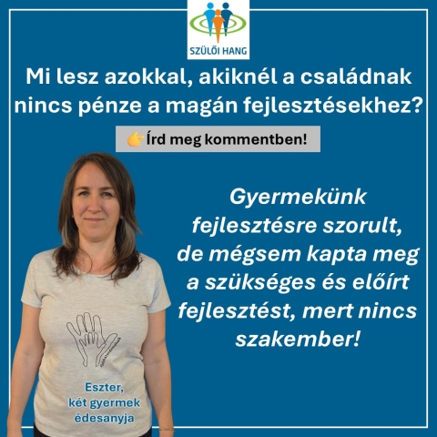 Mi lesz azokkal, akiknél a családnak nincs pénze fejlesztésre?